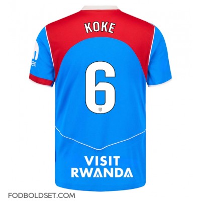 Atletico Madrid Koke #6 Tredjetrøje 2025-26 Kortærmet Atletico Madrid Koke #6 Tredjetrøje 2025-26 Kortærmet